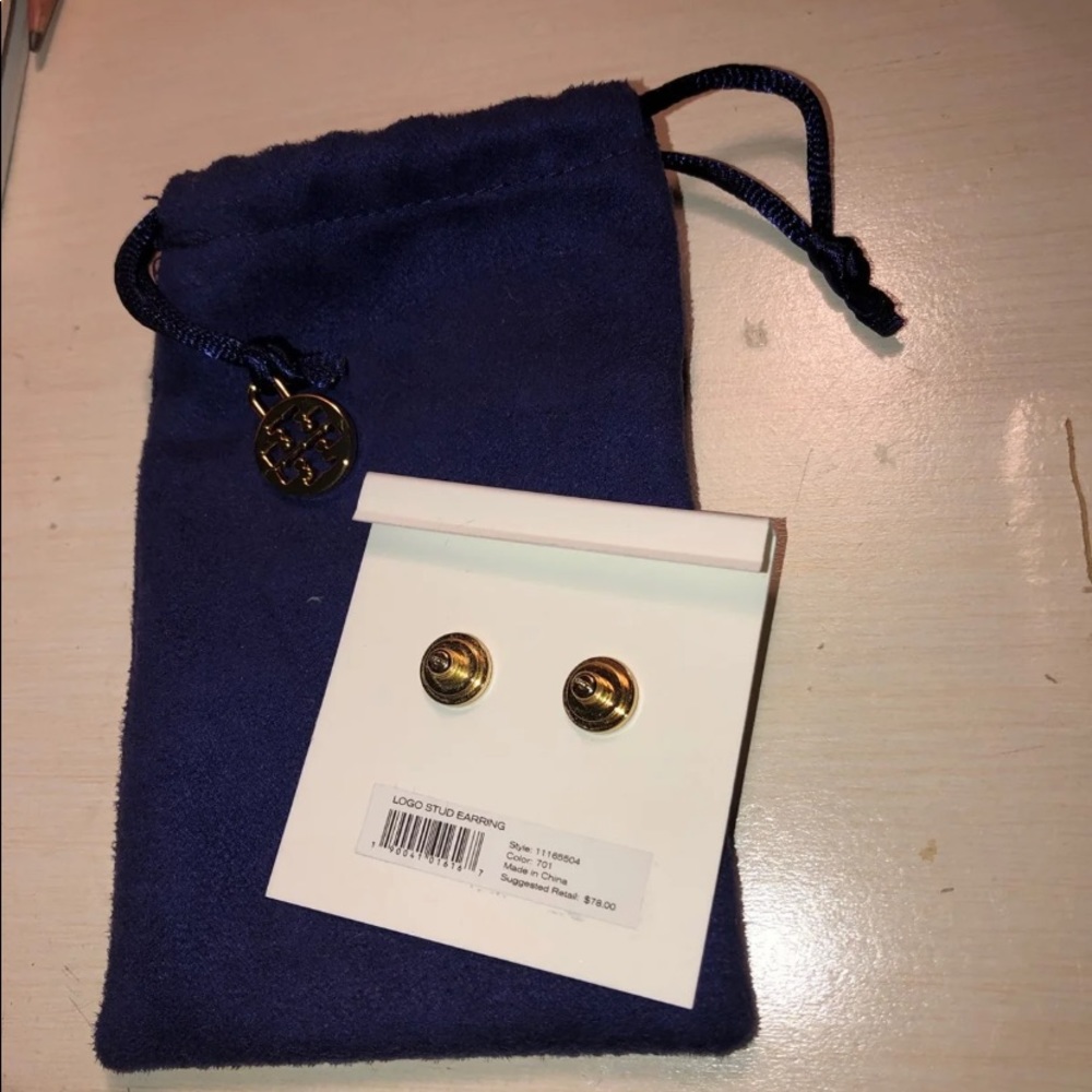 Tory Burch Logo Earrings